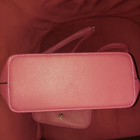 Handbag Backpack NO Brand Name,  Good Used Condition Dark Pinkish Color - Picture 8 of 14